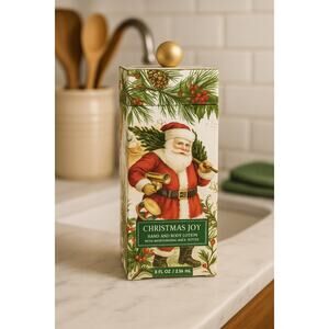 Michel Design Works Christmas Joy Lotion 8oz Shea Butter Holiday Santa NIB